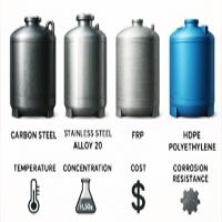 اسید سولفوریک را چگونه ذخیره کنیم؟