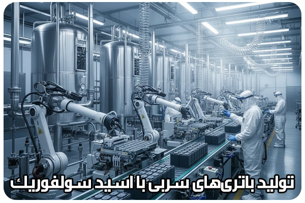 تولید باطری سربی با سولفوریک