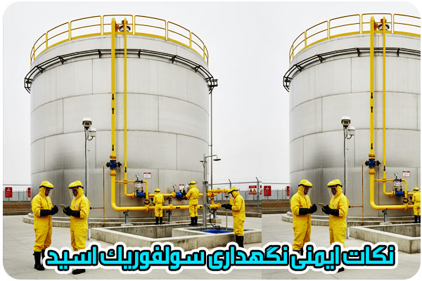 نکات ایمنی نگهداری اسید سولفوریک