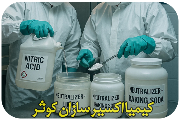 خنثی سازی اسید نیتریک خنثی سازی اسید نیتریک