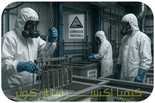 کاربرد نیتریک در صنعت آبکاری