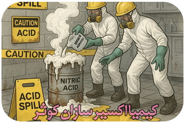 خنثی سازی اسید نیتریک خنثی سازی اسید نیتریک