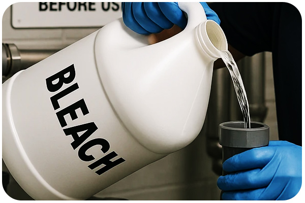 ضدعفونی محیط استخر با آب ژاول ضدعفونی محیط استخر با آب ژاول